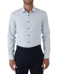 Long Sleeve HONEYCOMB Regular Fit Cuff Slim Shirt