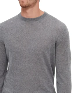 LONG SLEEVE LIGHT WEIGHT WOOL CREW NECK JUMPER