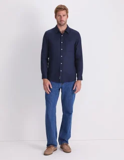 LONG SLEEVE LINEN SHIRT