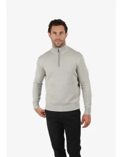 LONG SLEEVE MARLE QUARTER 1/4 ZIP JUMPER