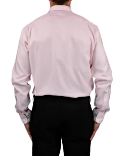 LONG SLEEVE NON IRON COTTON POINT COLLAR SHIRT