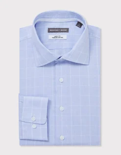 Long Sleeve Regular Fit Houndstooth Check Shirt