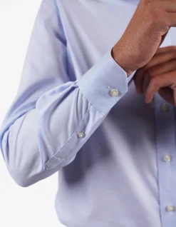 LONG SLEEVE SINGLE CUFF CHECK CONTEMPORARY FIT SHIRT