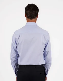 LONG SLEEVE SINGLE CUFF CHECK CONTEMPORARY FIT SHIRT