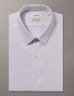 LONG SLEEVE SLIM FIT PERFORMANCE NON IRON COTTON SHIRT