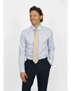 Long Sleeve Slim Fit Stripe Shirt