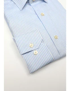 Long Sleeve Slim Fit Stripe Shirt