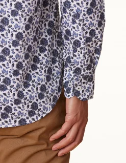 LONG SLEEVE SLIM FIT TOLENTINO PRINT SHIRT