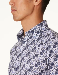 LONG SLEEVE SLIM FIT TOLENTINO PRINT SHIRT