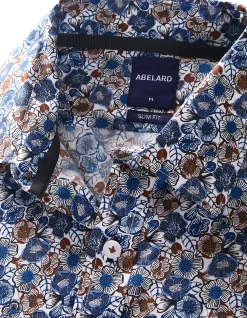 LONG SLEEVE SLIM FIT TORTORETO PRINT SHIRT