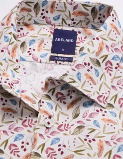 LONG SLEEVE SLIM FIT VASTO PRINT SHIRT