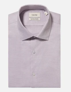 LONG SLEEVE STRETCH COLLAR SHIRT SLIM FIT SHIRT