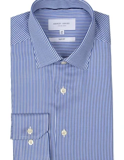 Long Sleeve Stripe Slim Fit Shirt