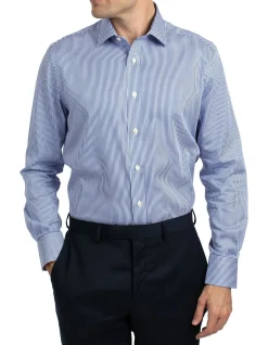 Long Sleeve Stripe Slim Fit Shirt