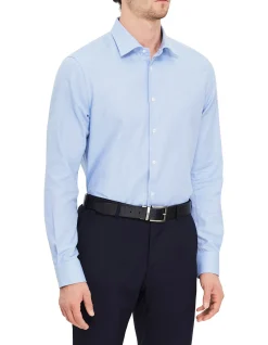 LONG SLEEVE TEXTURED SHIRT
