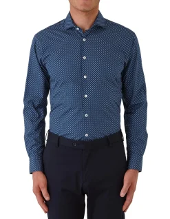 Long Sleeve Winton Print Shirt