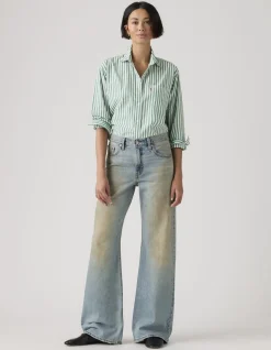 Loose Boot Mid Rise Non Stretch Bootcut Jeans