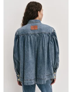 Lorraine Denim Blouse