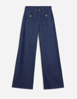 Lotta High Rise Wide Leg Denim Jeans