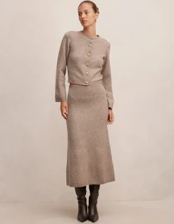 LOTTIE KNITTED MIDI SKIRT