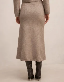 LOTTIE KNITTED MIDI SKIRT
