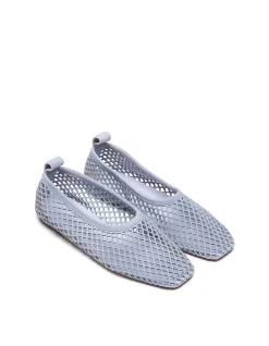 Lou Perforated Leather High Topline Flat
