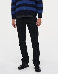 Lou Straight Sharp Black Comfort Denim Jeans