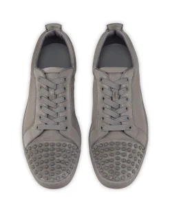 LOUIS JR SPIKES CANOPY ORLATO VEAU VELOURS GREY SNEAKERS
