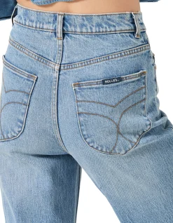 Loulou Straight High Rise Comfort Denim Jeans