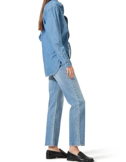 Loulou Straight High Rise Comfort Denim Jeans