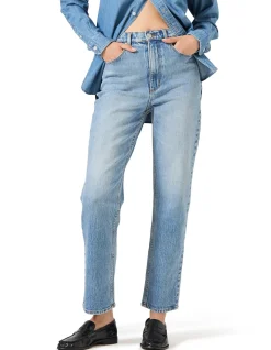 Loulou Straight High Rise Comfort Denim Jeans