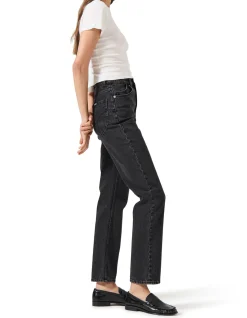 Loulou Straight High Rise Comfort Denim Jeans