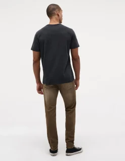Lou Slim Twill Desert Slim Straight Jeans