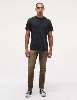 Lou Slim Twill Desert Slim Straight Jeans