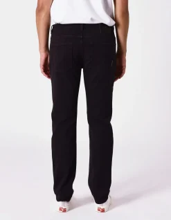 Lou Straight Mid Rise Stretch Straight Leg Jeans