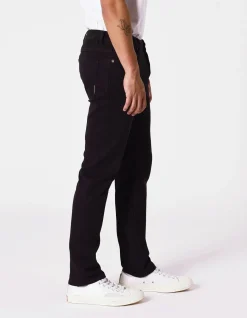 Lou Straight Mid Rise Stretch Straight Leg Jeans