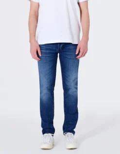 Lou Straight Relaxed Mid Rise Jeans