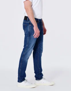 Lou Straight Relaxed Mid Rise Jeans