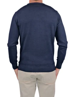 LS MERINO WOOL CREW NECK KNIT