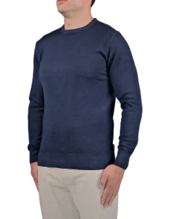 LS MERINO WOOL CREW NECK KNIT