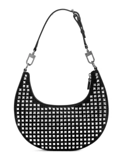 LUA SMALL HOBO (RHINESTONE SATIN)