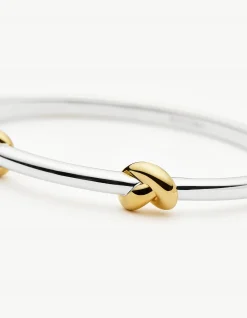LUCY WILLIAMS KNOT HINGED BANGLE
