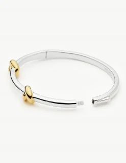 LUCY WILLIAMS KNOT HINGED BANGLE