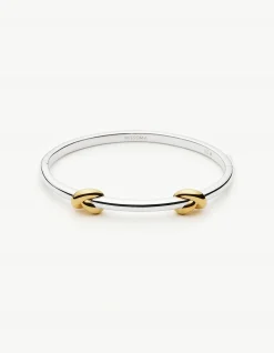 LUCY WILLIAMS KNOT HINGED BANGLE