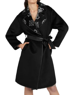 Ludovica Logo Wrap Coat