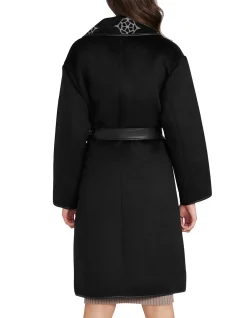 Ludovica Logo Wrap Coat