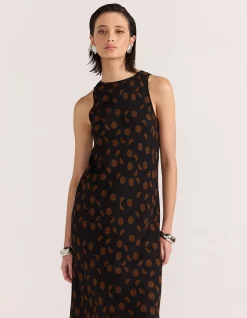LUELLA BIAS MIDI DRESS