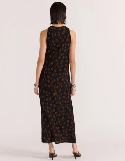 LUELLA BIAS MIDI DRESS
