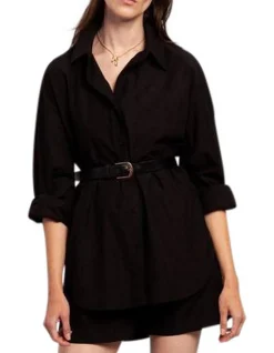 Lui Organic Cotton Shirt Black