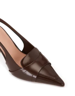 Luna Syrup Leather Slingback